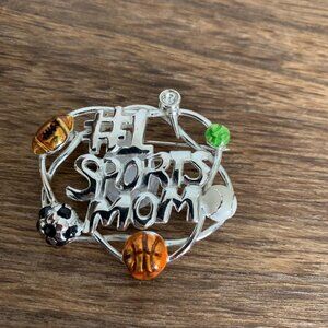 Brooch - #1 Sports Mom
